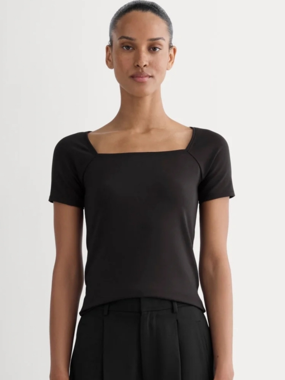 Everlane The Form Square Neck Top M Nwot